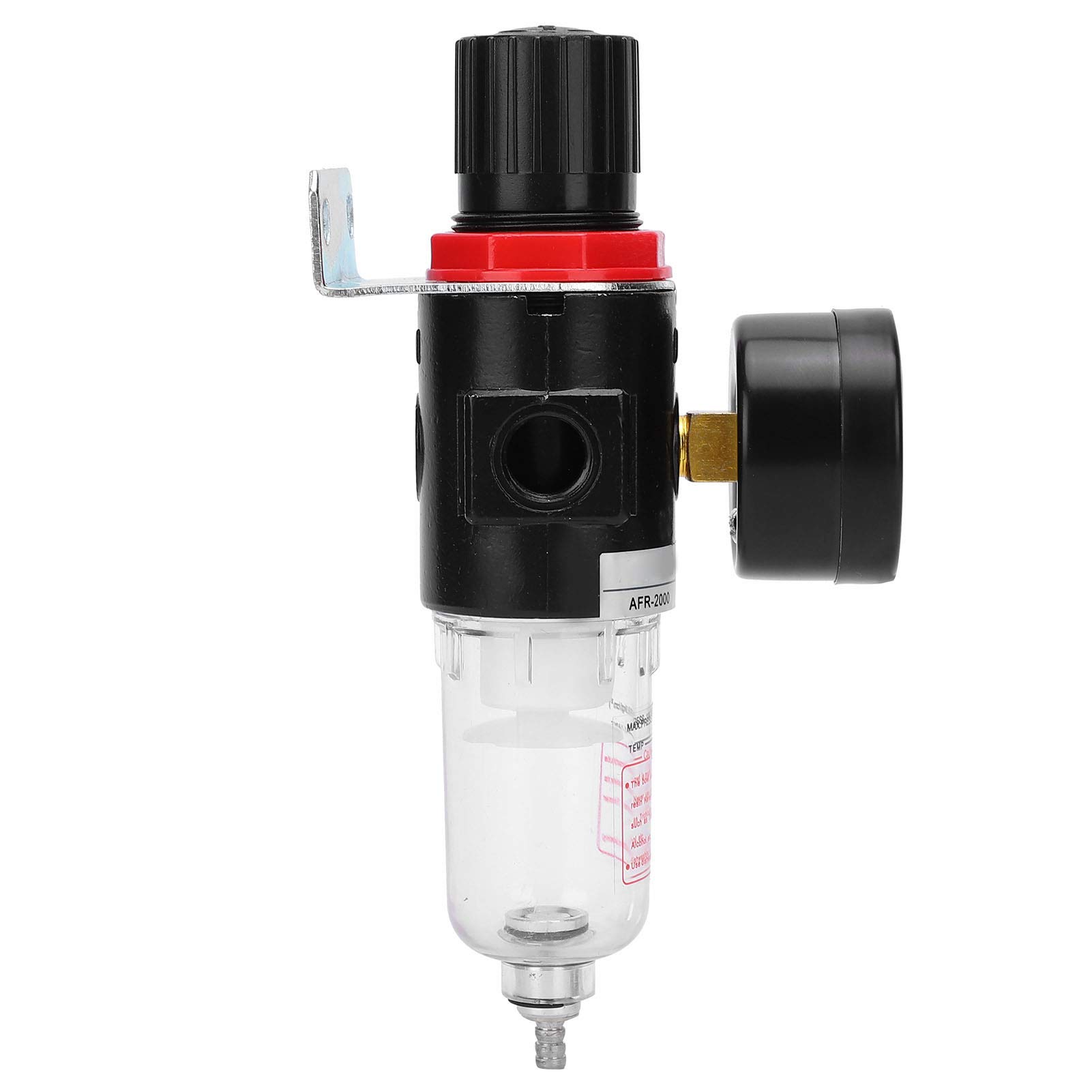BSP1 / 4-calowy regulator filtra sprężonego powietrza, filtr sprężarki powietrza z pułapką wodną ze wspornikiem 0-10 bar, manometr regulatora ciśnienia filtra powietrza