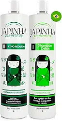 Japinha Progressiva Orgânica - Sem Amônia, Alisamento Orgânico, Sem Químicos, Para Todos os Tipos de Cabelos - 1L cada embalagem