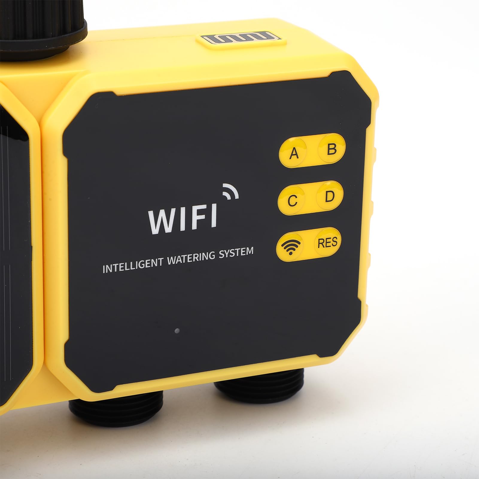 Topiky Intelligente Irrigatore Timer Ad Energia Solare, Telecomando, Rilevamento della Pioggia, Irrigazione Programmabile per L'irrigazione del Giardino (Filettatura BSP3/4”.)