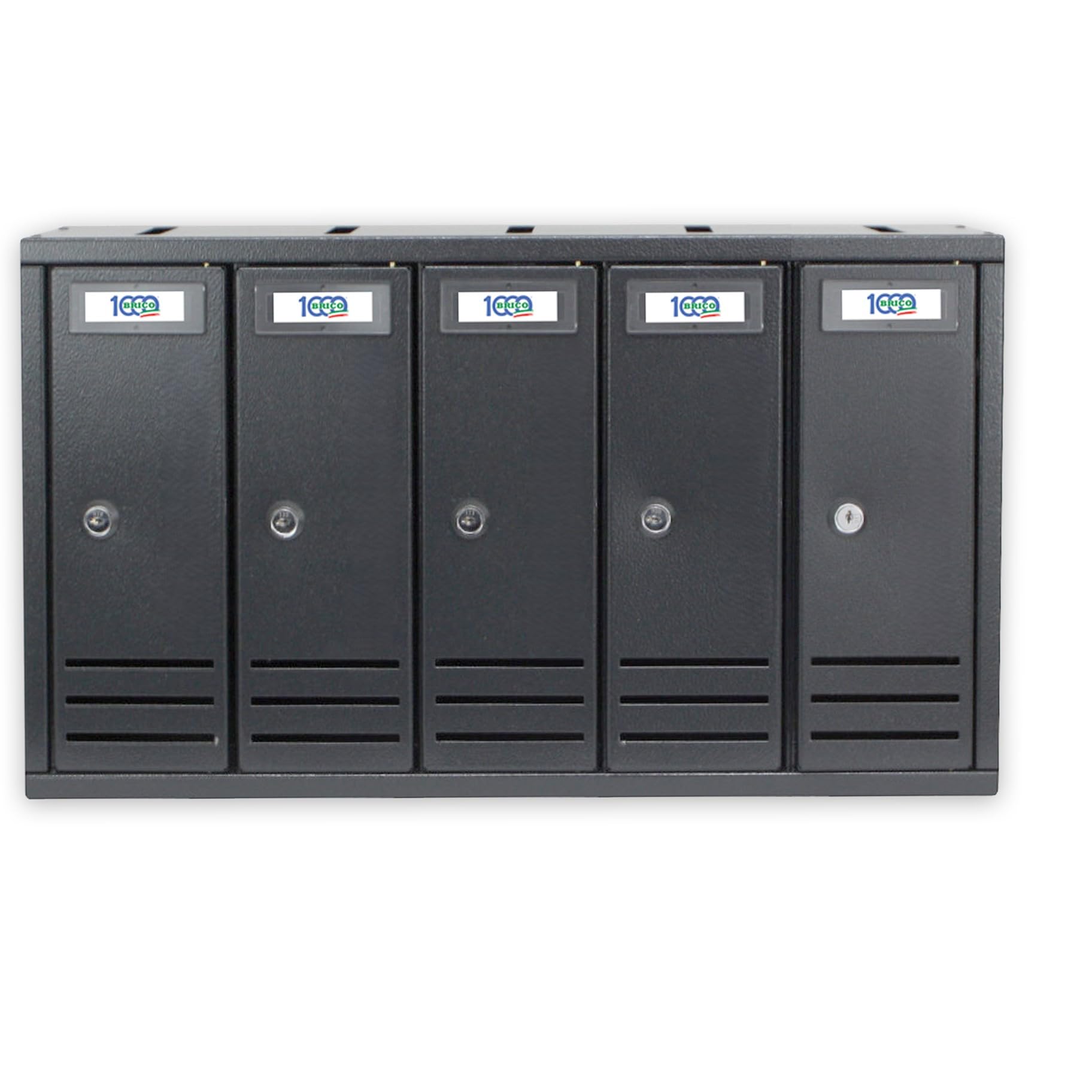 Cassetta Postale Condominiale 5 ante cm 52x18x30h - Modello Infinity Grigio Antracite