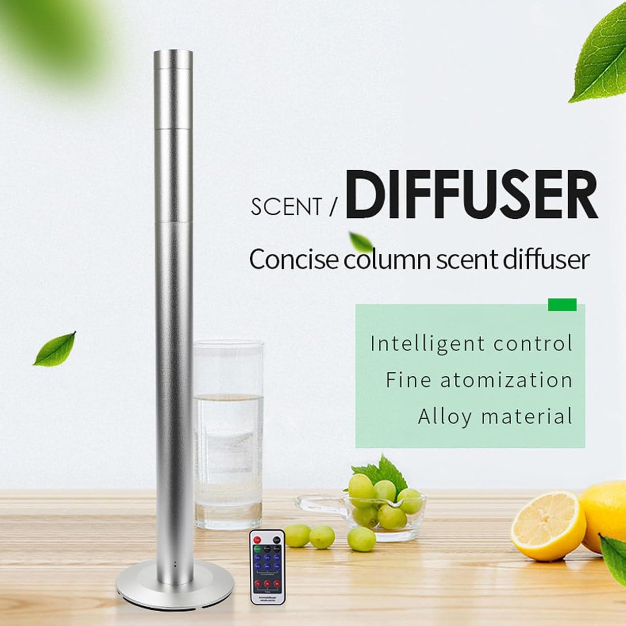 Macchina per L'aria Profumata per Diffusore per Hotel Domestico, Diffusori Intelligenti per Aromaterapia Da 120 Ml, Diffusore Di Olio Essenziale, Diffusore Da 200 M³ per Ktv, Bar, Caffetteria,Black