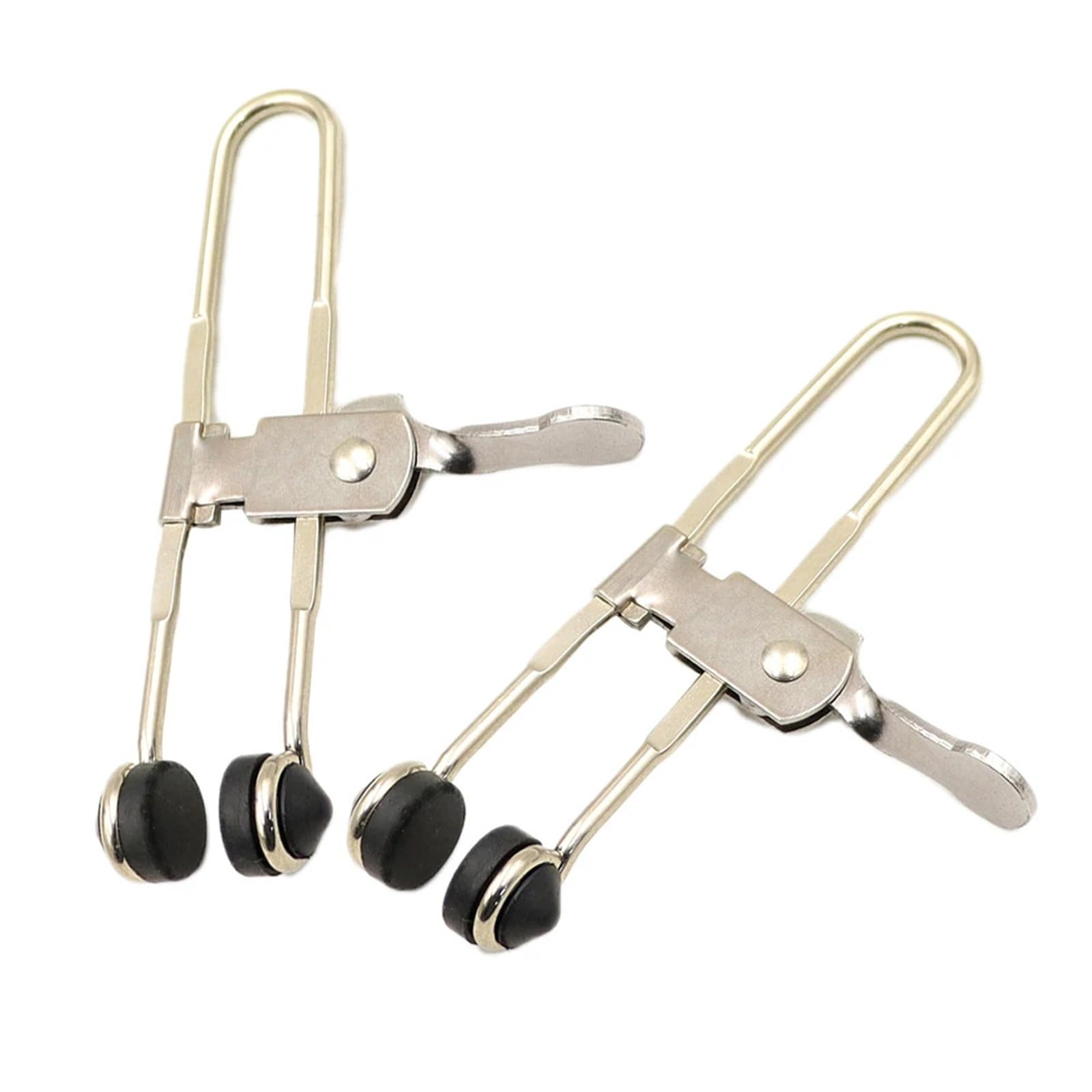 2Pcs Rubber Head Clamps Outdoor Lever Action Grid Ceiling Tile Mounting Clips Hand Tool Multifunctional Fastener for Glass