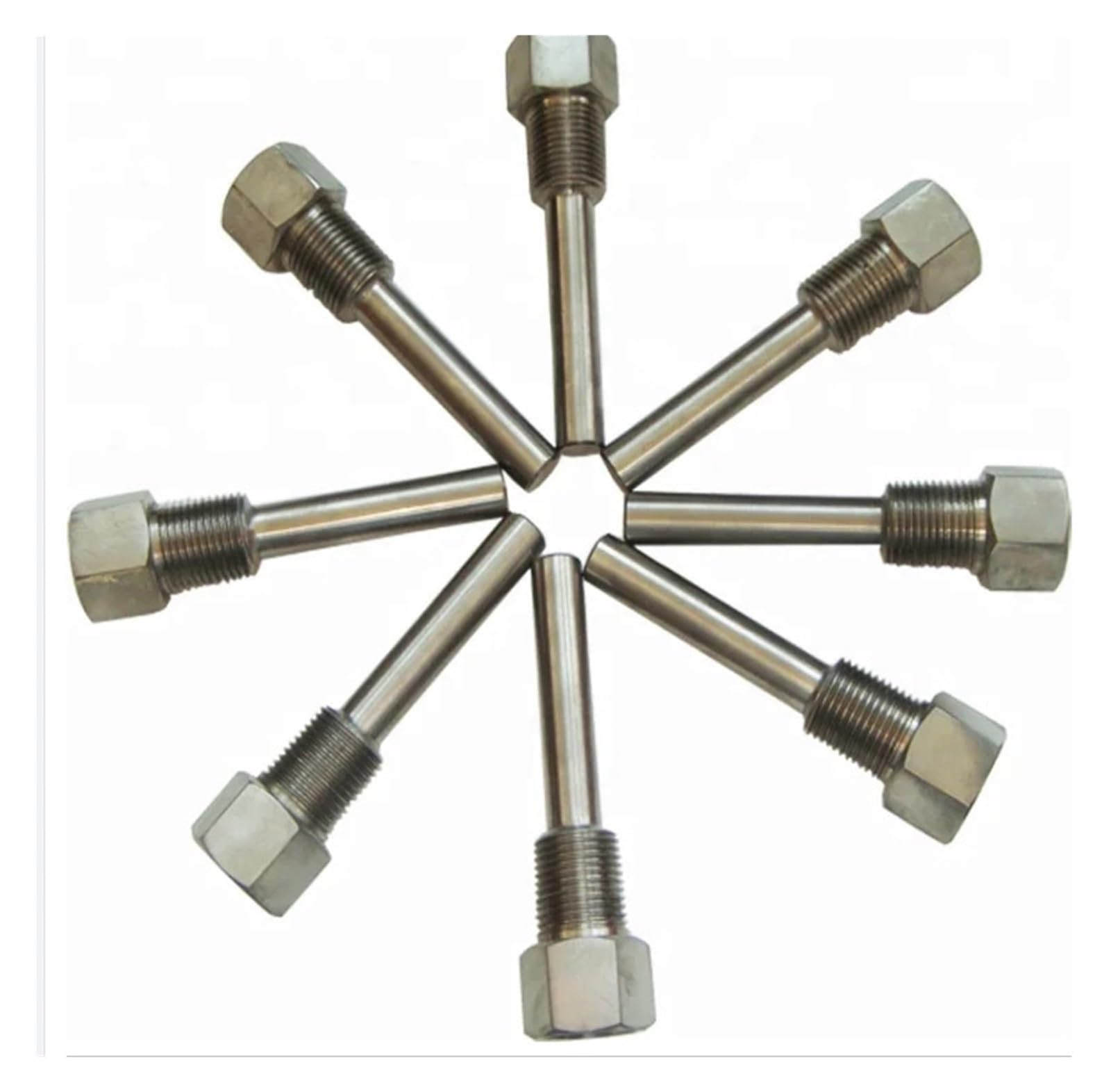 JJKKOZVQF 1PCS Thermowell for temperature gauge 304ss Bimetal thermometer casing(50mm)