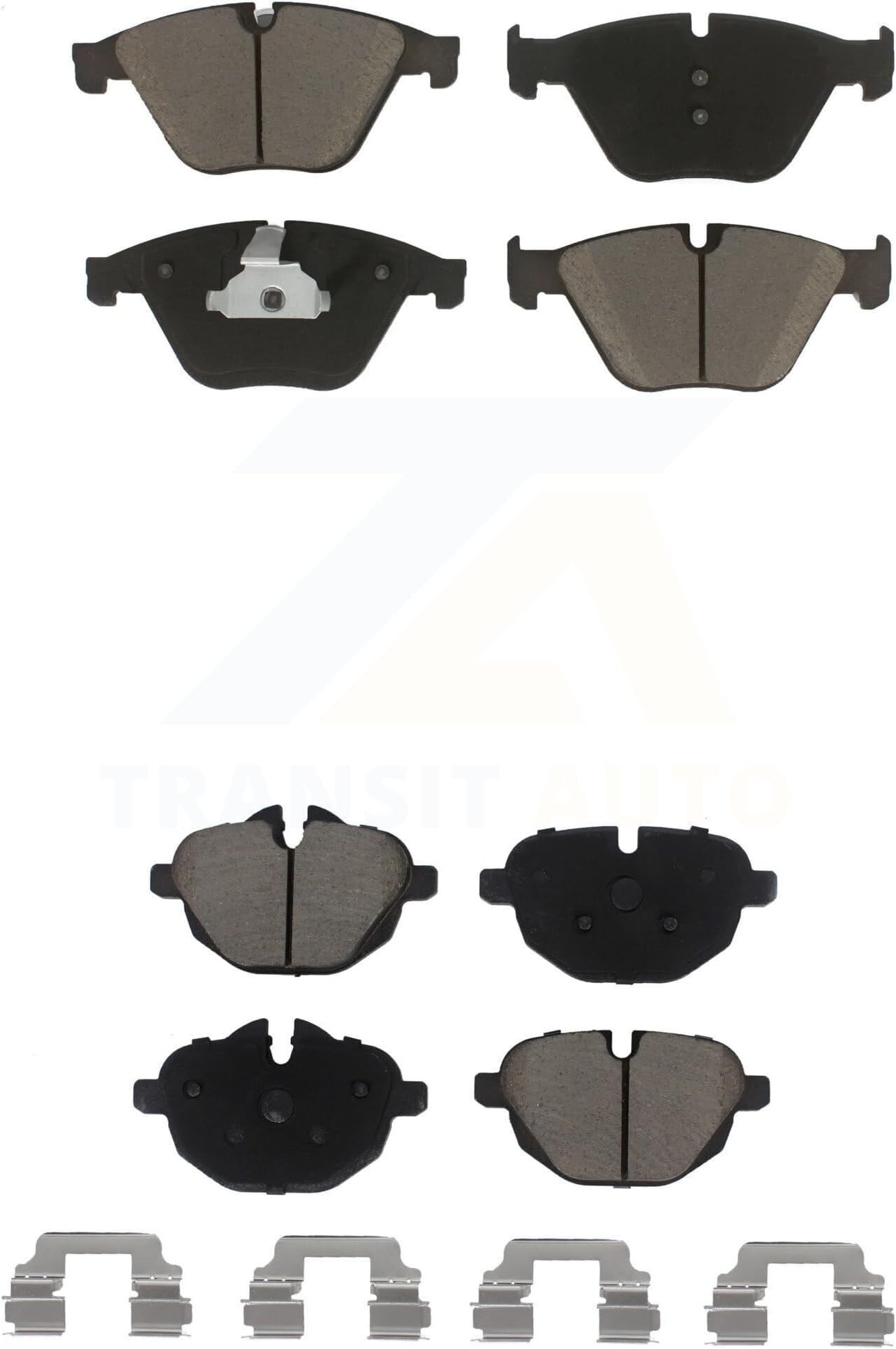 CMX Front Rear Ceramic Brake Pads Kit Replacement For BMW 535i xDrive 535d ActiveHybrid 5 528i KCX-100009