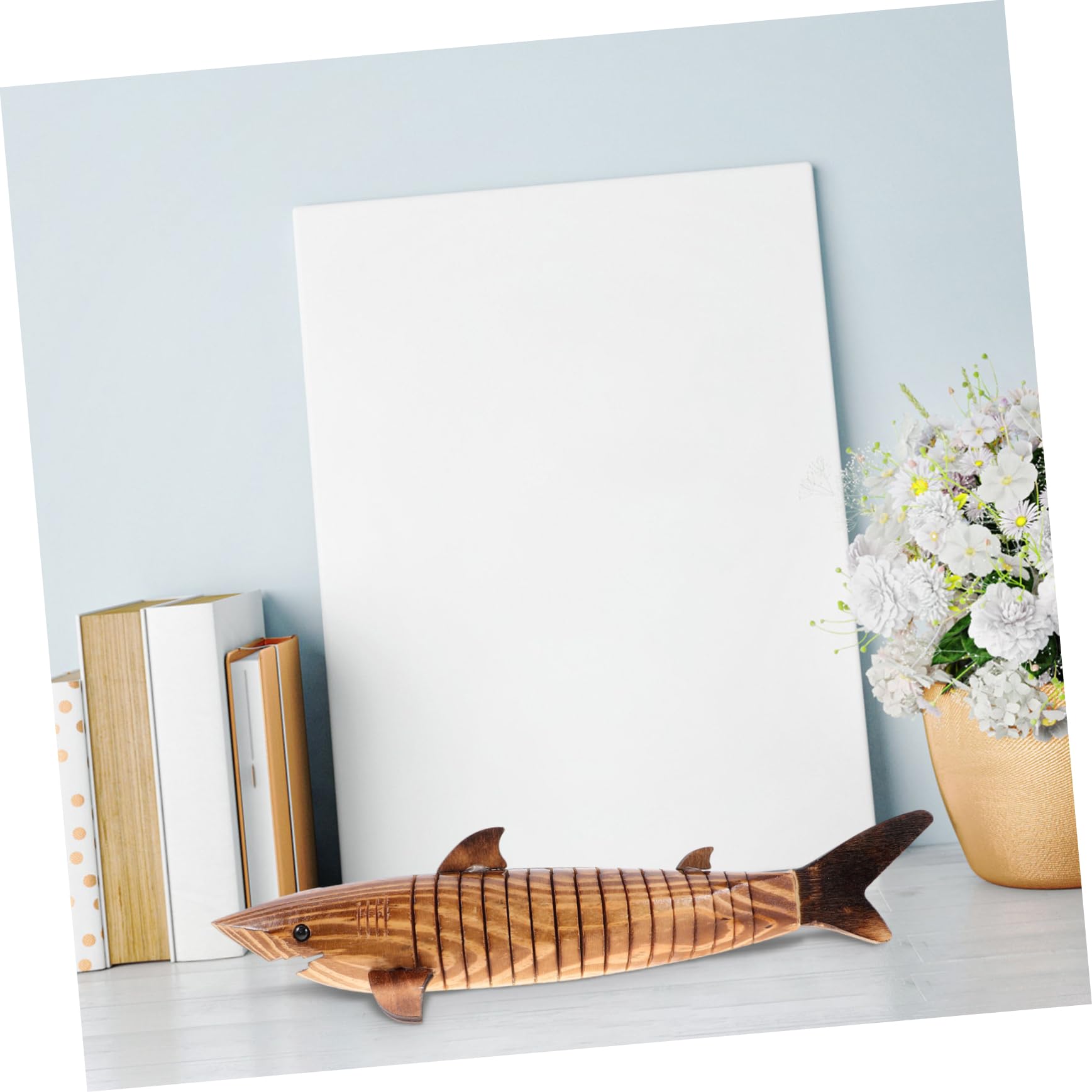 木製サメの置物 約60cm 木製サメの置物 約60cm サメ インテリア ぽれぽ