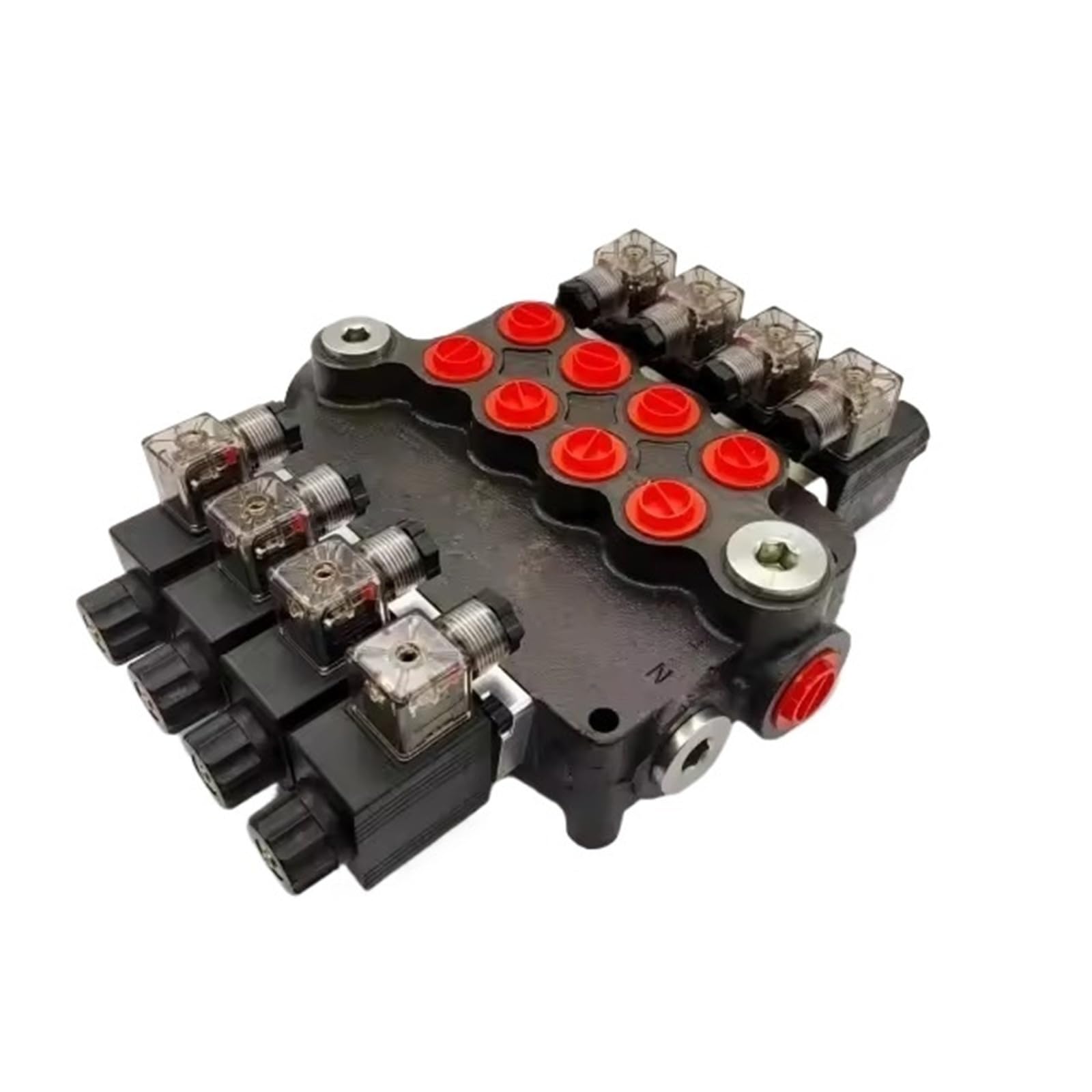 Compatible for Z80‑1/2/3/4 Hydraulic Solenoid Control Valve 12V 24V DC Industrial Flow Regulator Unit(Z80-4,12v)