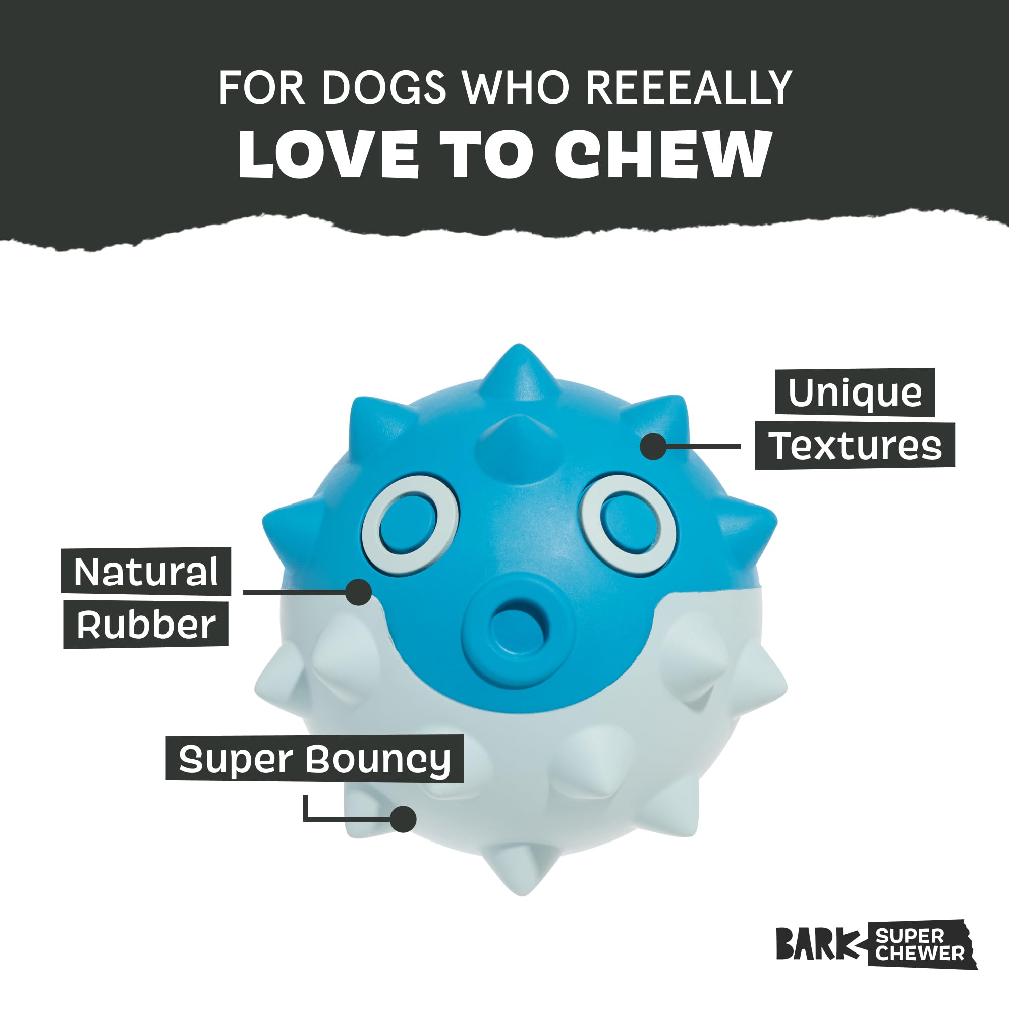 BarkBox Deep Sea Throwfish Dog Toy - Large Dogs -5