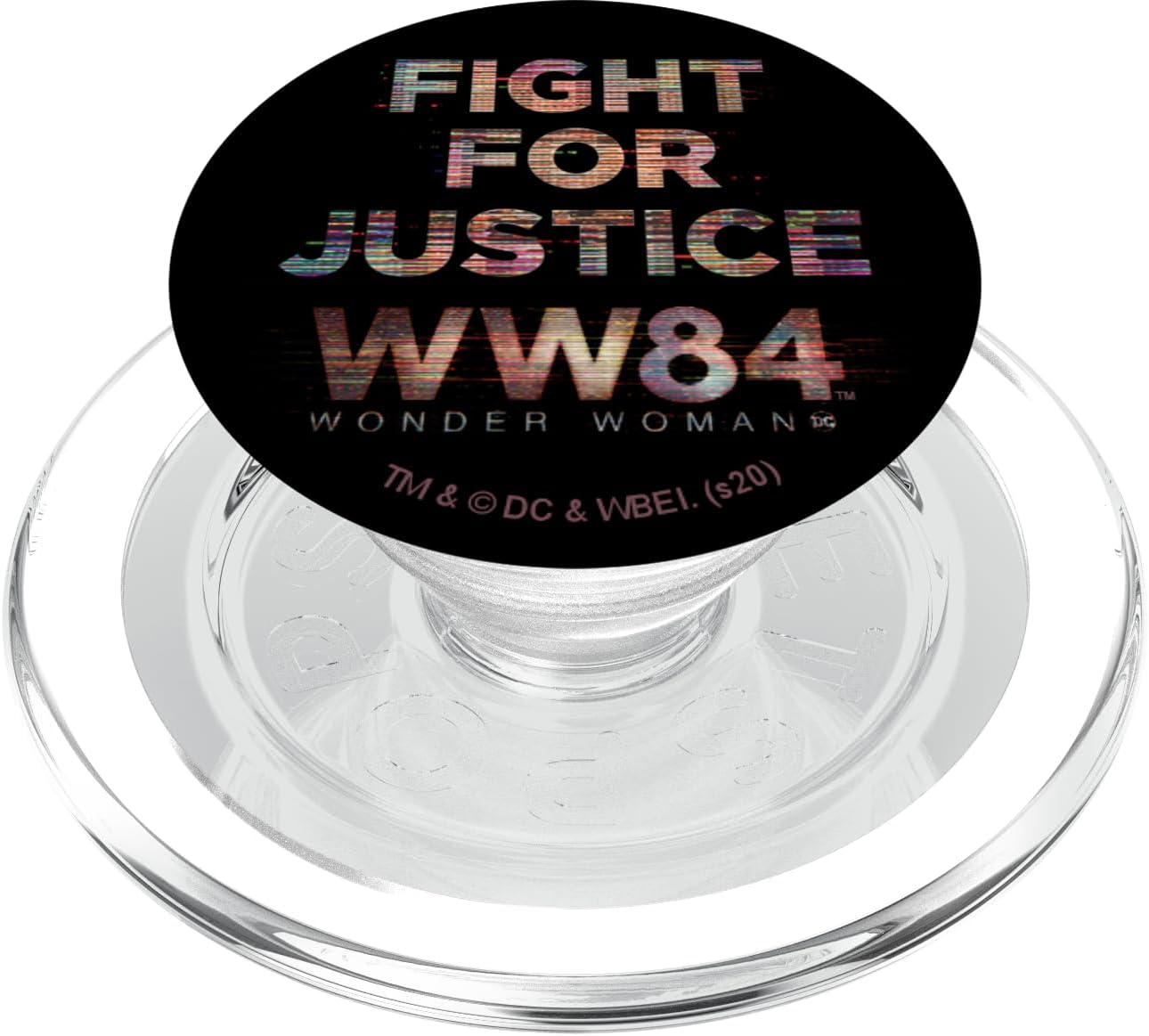 Wonder Woman 84 Fight for Justice Logo PopSockets MagSafe PopGrip for iPhone