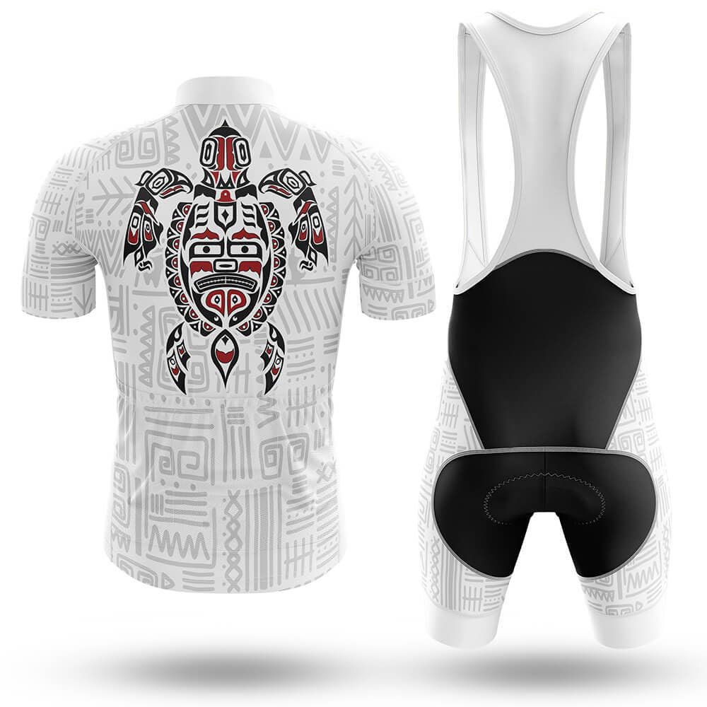 Graues Radtrikot-Set für Herren: Kurzarmtrikot mit 3 Rückentaschen und Trägerhose mit Sitzpolster – Radsport-Bekleidungsset für Rennradfahrer