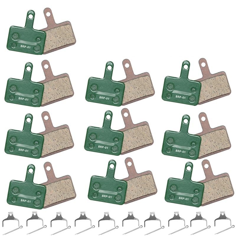 Pastillas de Freno de Disco hidráulicas de cerámica compatibles con B01S B05S 1/2/4/6/8/10 Pares de Pastillas de Freno de Disco MTB(Ceramic 10Pairs)