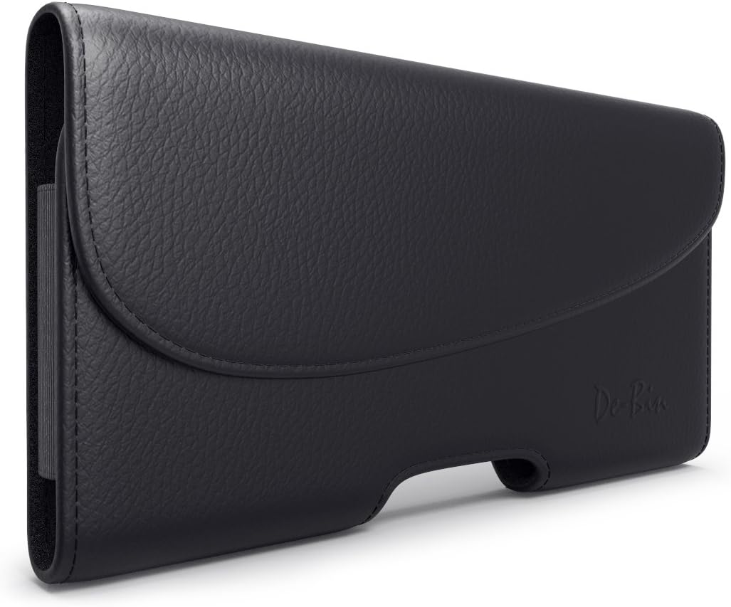 Galaxy S7 S 7 Holster, Premium Leather Belt Case with Clip & Loops for Galaxy S7 Cell Phone Pouch Cover Holster Case (Fits Samsung Galaxy S7 with Otterbox Case/Lifeproof Case/Thick Armor Case On)