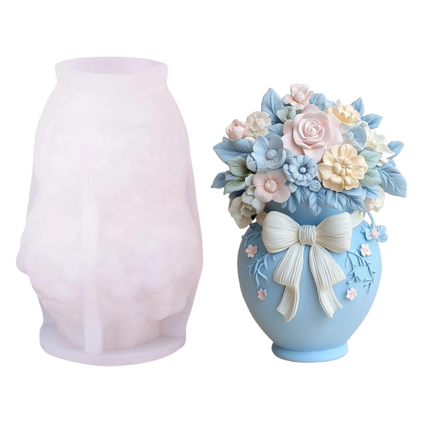 Yhplxyuus Vase Silicone Molds Easy Demolding for Making Soap Multifunctional Silicones for Epoxy Resin Making Mold