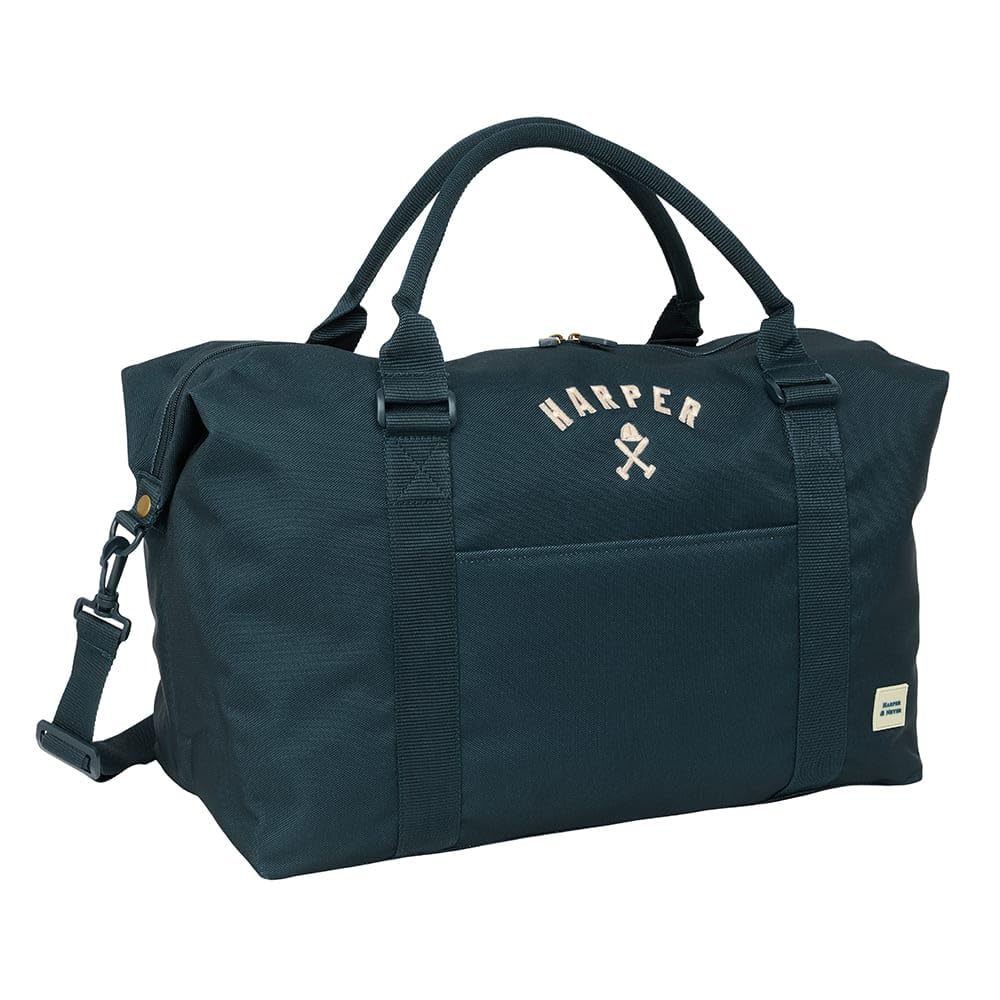 SAFTA | Bolsa de Fin de Semana Harper & Neyer con Bandolera Ajustable y Extraíble, Asas de Mano Forradas, Interior Forrado con Bolsillos Organizadores, Medidas 50x22x29 cm