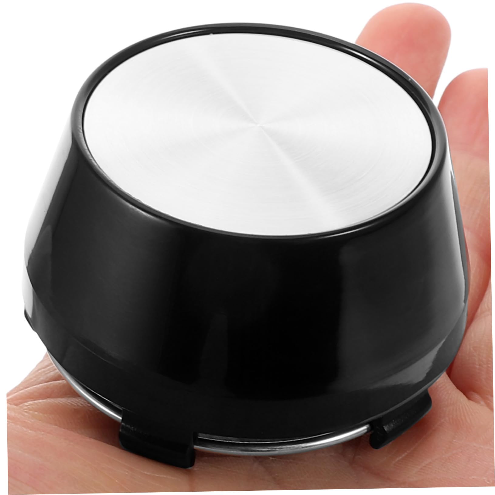 GLEAVI 4pezzi Coprimozzi Ruota Coprimozzi Ruota Auto Veicolo Realizzati in Alluminio ABS Protezione da Sporcizia