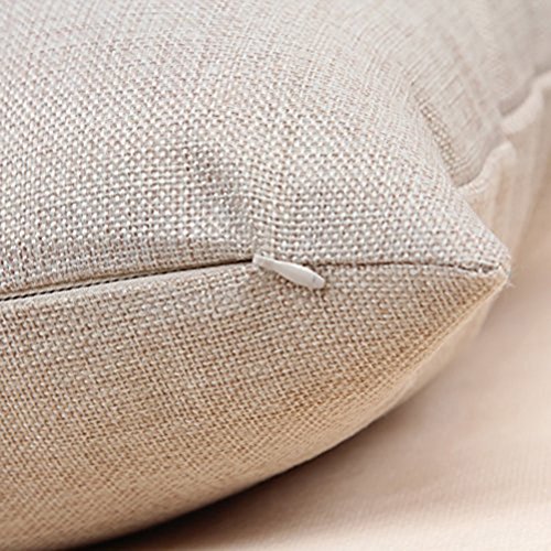 ULOVE LOVE YOURSELF Beach Pillow Covers 4 Pack Cotton Linen Nautical Throw Pillowcases Sea Theme Coastal Cushion Cover 18 x 18 inch (Sea-3) - Image 6