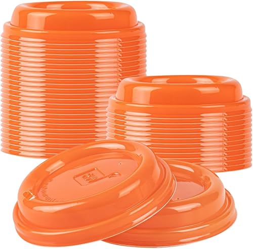 Solo tapas Restpresso 6.3 x 0.8 pulgadas tapas de taza de café, 25 tapas desechables para tazas de papel - Las tazas se venden por separado,
