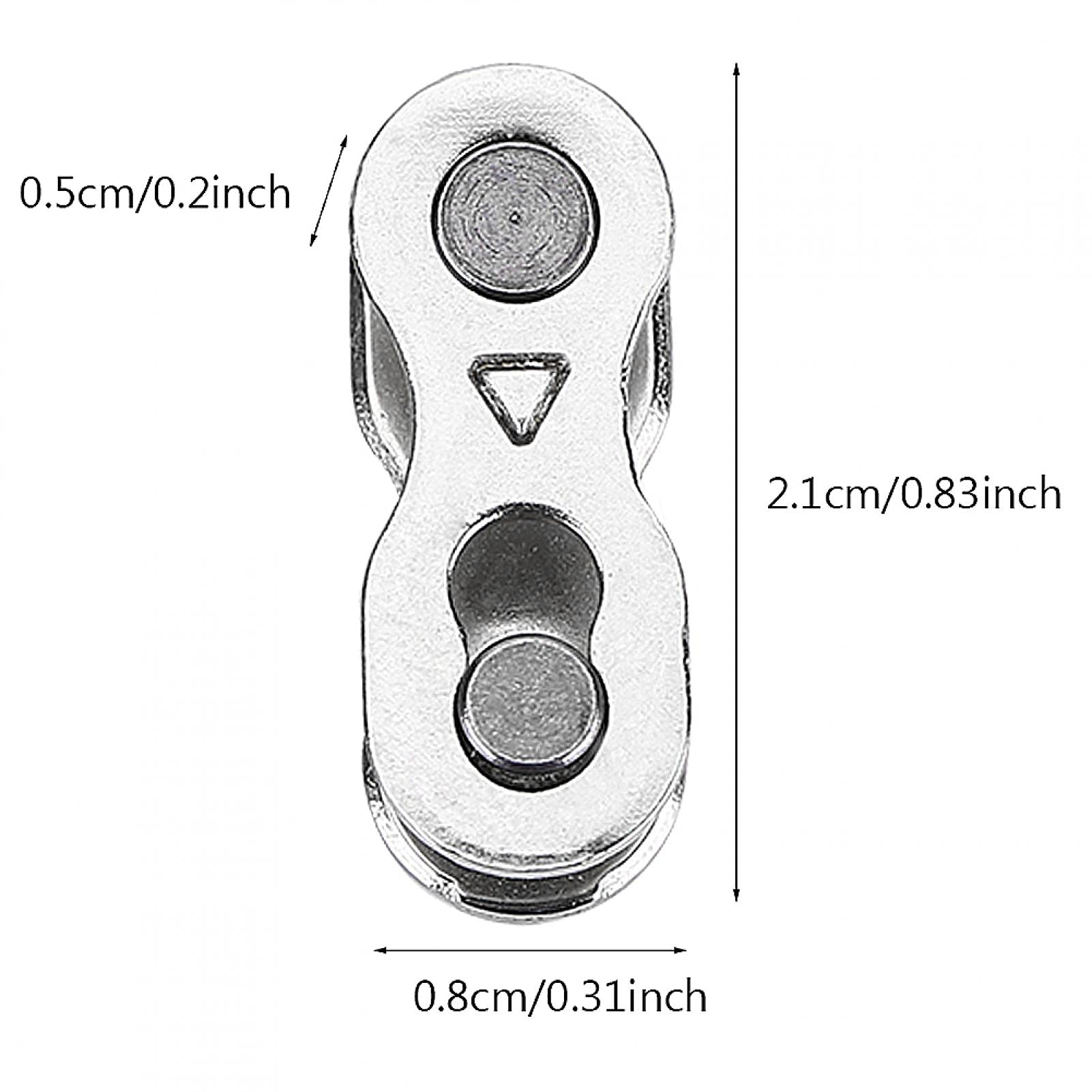 Łączniki łańcucha rowerowego 5 par Wysokowydajne szaszłyki rowerowe z szybkozłączką Mater Link magiczne złącze łączące dla prędkości 8/9/10 (8 prędkości)
