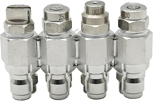 Miniatura 2 de DUZFOREI JRod - Boquilla de lavado a presión, kit de boquilla de acero inoxidable J-Rod Kit de boquilla de lavado suave con soporte de punta de 4