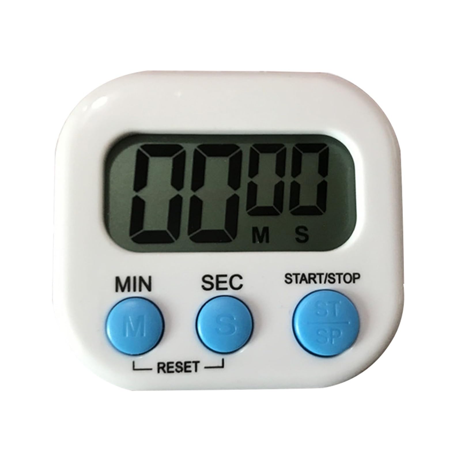 cronometro, Timer LCD multifunzione da cucina, for la cottura, con grande schermo(Blue)