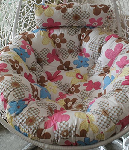 Loun.Ch Hanging Chair Seat Cushion Single Hanging Basket Chair Cushion,11-Diameter105CM