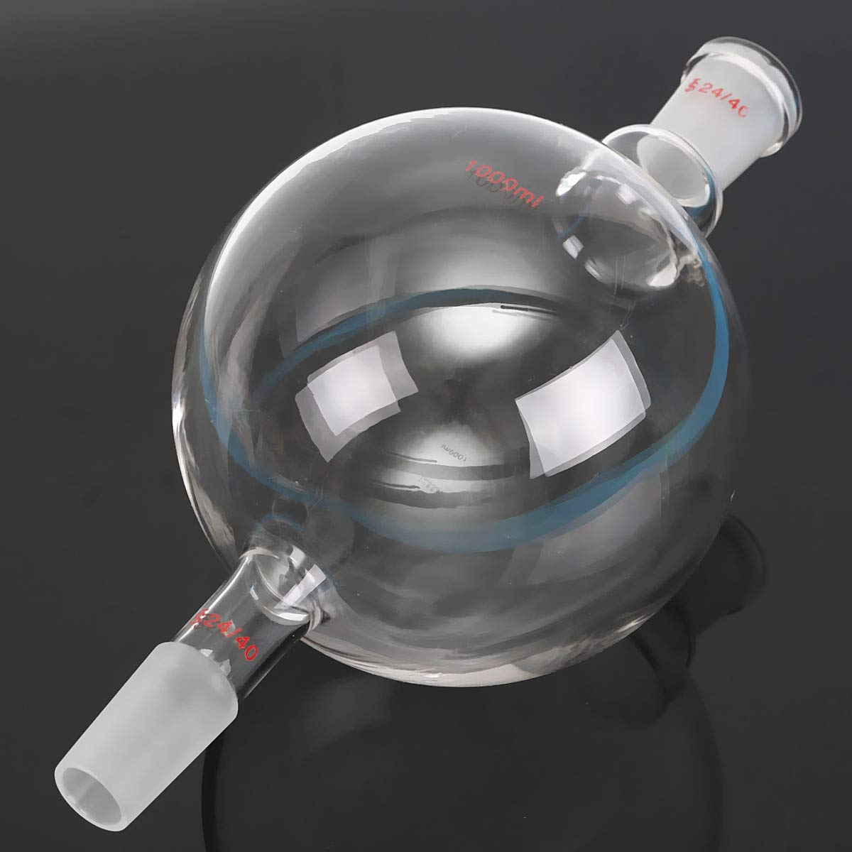 RanDal 1000Ml 24/40 Pressurizzato Liquido Cromatografia Vetro Solvente Serbatoio Palla Pallone W/Ground Joint Laboratorio