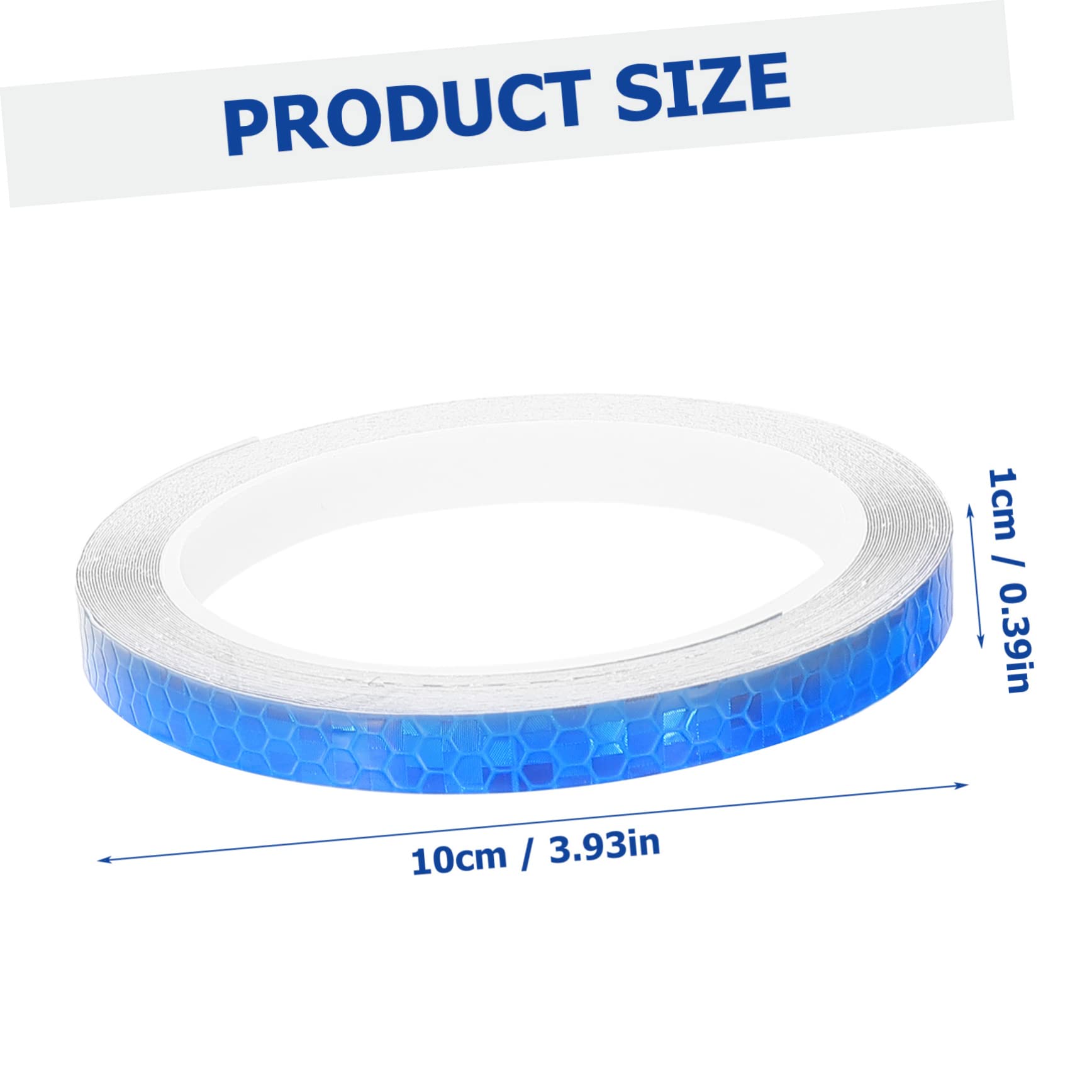 POPETPOP 7rolls Removable Reflective Stickers for Bikes and Motorcycles High Visibility Warning Tape Easy Installation for Enhanced Safety