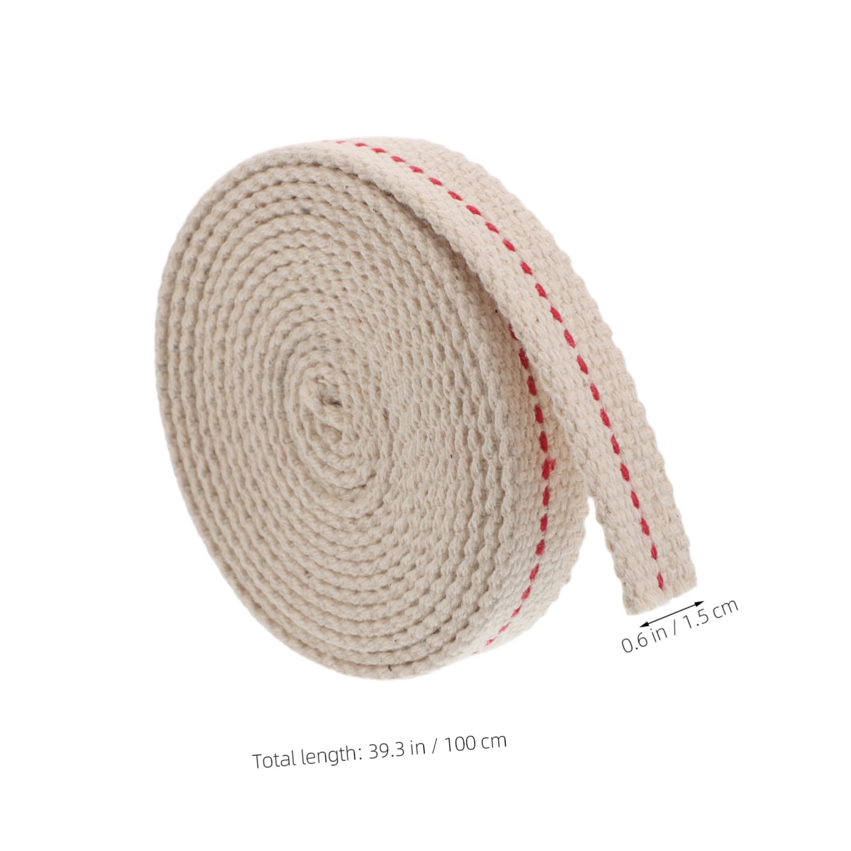 Parliky 2Rolls Cotton Kerosene Lamp Wicks Replacement for Outdoor Camping Handheld Lanterns Vintage Oil Lamps Flat Design Meters Total