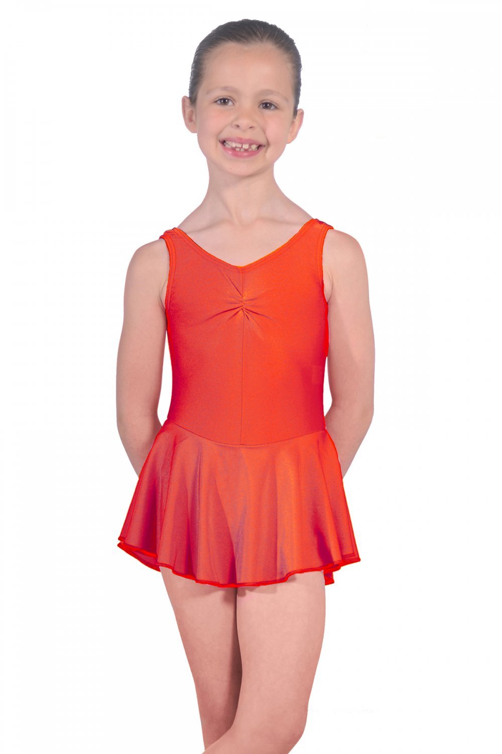 Dancewear Central Sleeveless ISTD Junior Lycra Leotard With Skirt