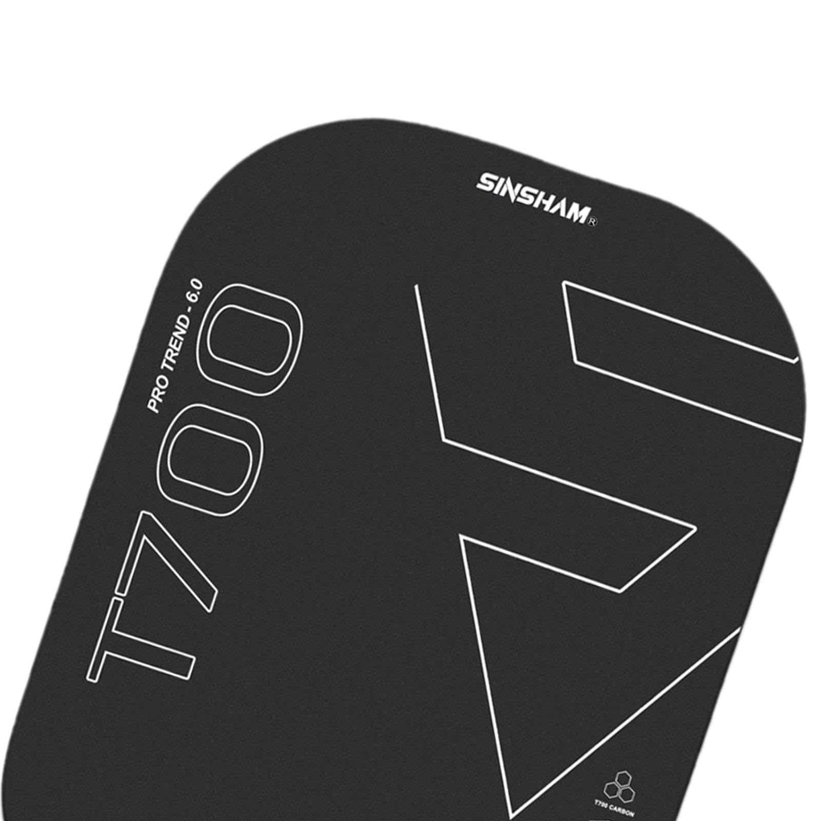 Racchetta da Pickleball in Fibra di Carbonio, Racchetta da Pickleball con Bordo in Spugna, Spessore 13,5 Mm per Coerenza, Equilibrio, Avanzato