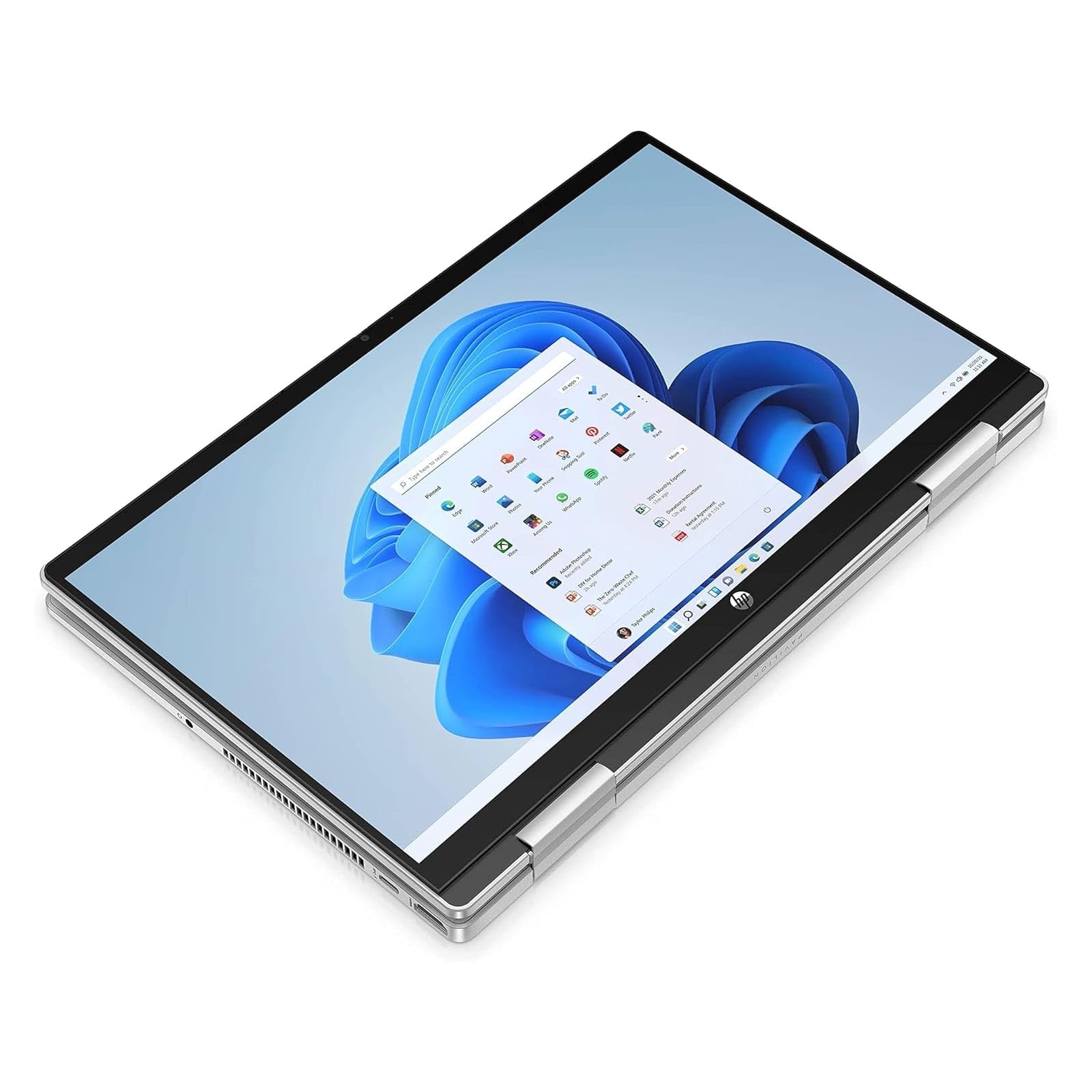 HP Pavilion x360 14-ek1031ns - Ordenador portátil de 14" Full HD (Intel Core i7-1355U, 16GB RAM, 512GB SSD, Intel Iris Xe Graphics, Windows 11 Home) Silver - Teclado QWERTY Español