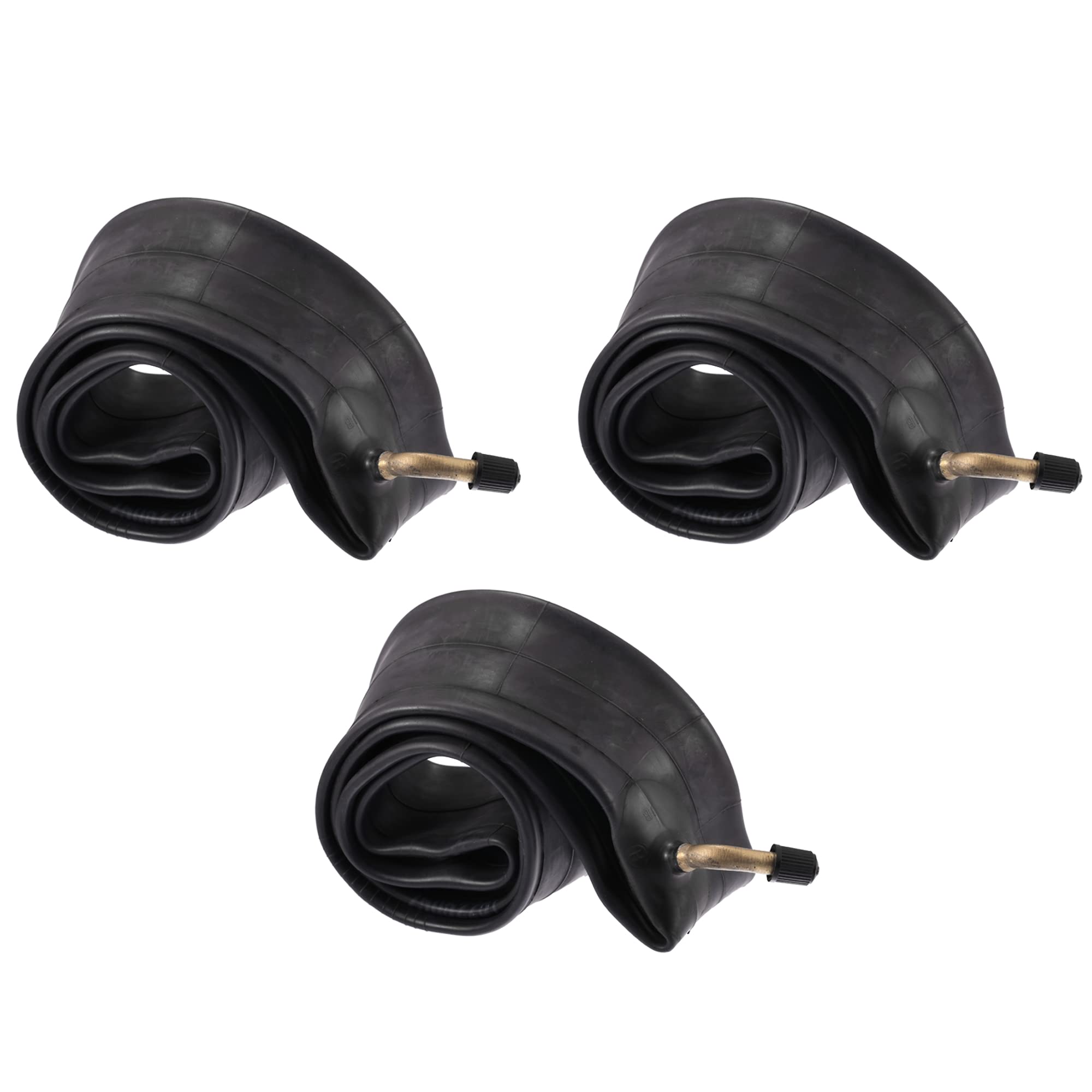X AUTOHAUX 3 Pcs Bike Inner Tube Rubber 45mm Long Bent Valve Bicycle MTB Inner Tubes