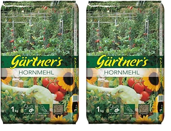 Gärtner's Hornmehl - 1 kg (Packung mit 2)