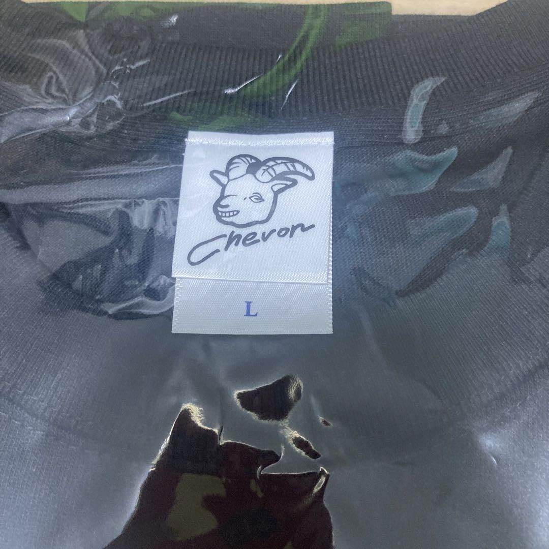 Amazon.co.jp: Chevon Tシャツ しぇぼんくん Tシャツ ブラック L