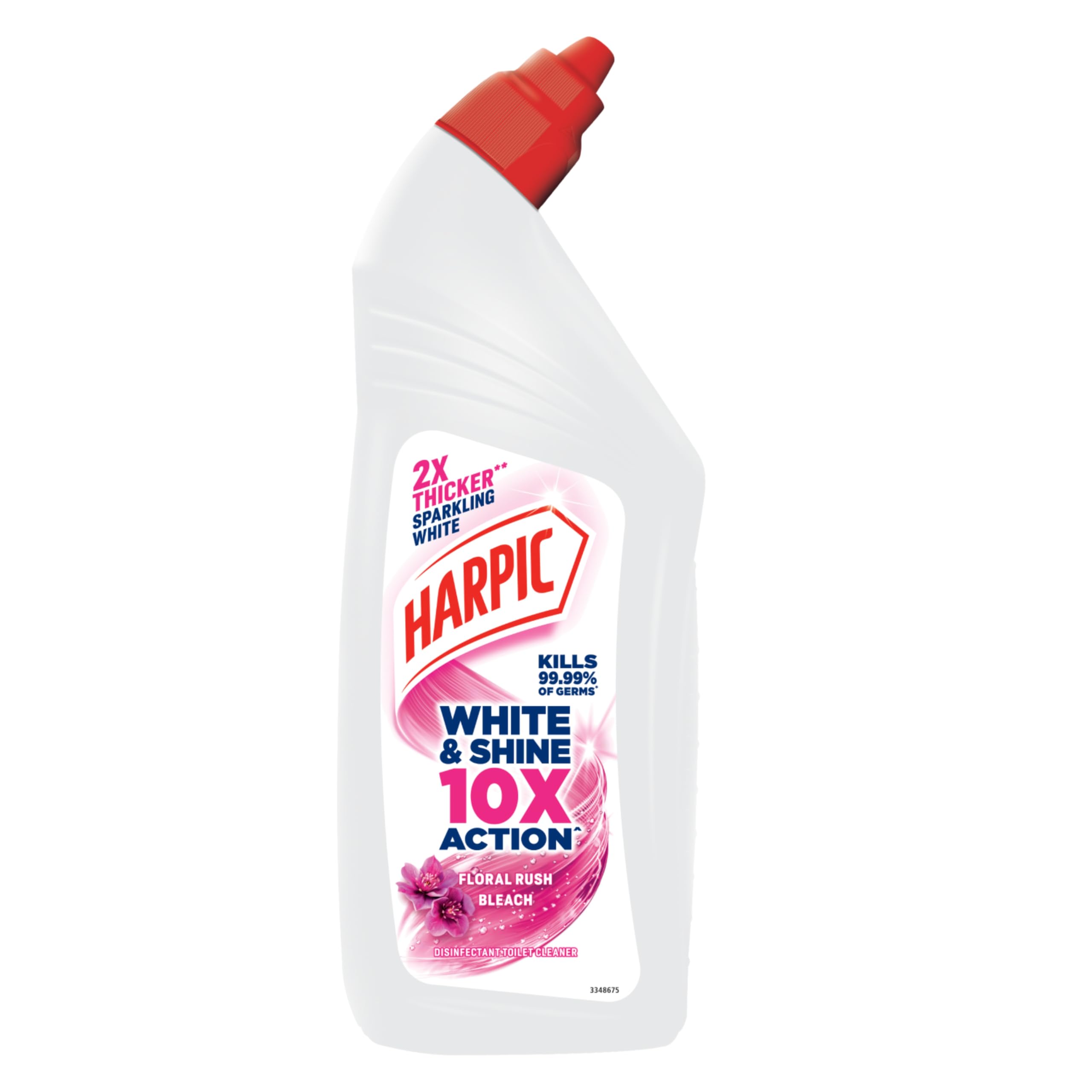 Harpic 1L - Bleach, White and Shine Disinfectant Toilet Cleaner Liquid-image-46