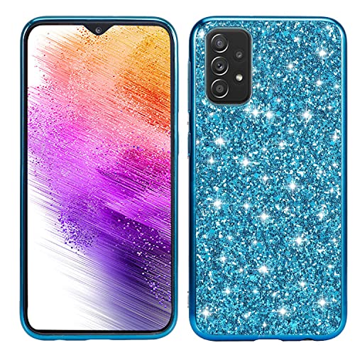 Coque Samsung A53 5g bleu glitter pour sublimer vos soirées