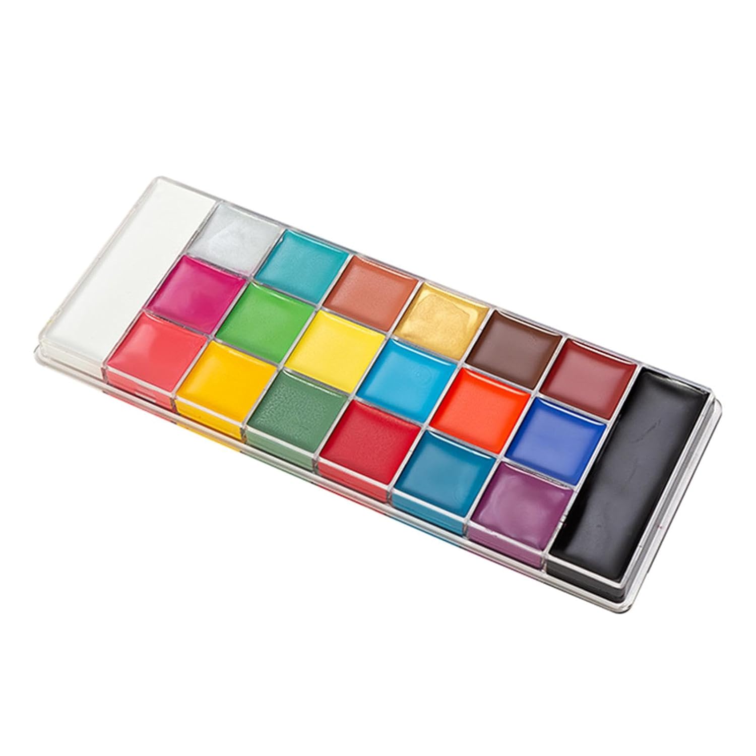 CALANDIS Face Body Paint Painting Palette Face Painting for Cosplay Holiday CALANDIS Face Body Paint Painting Palette Face Painting for Cosplay Holiday