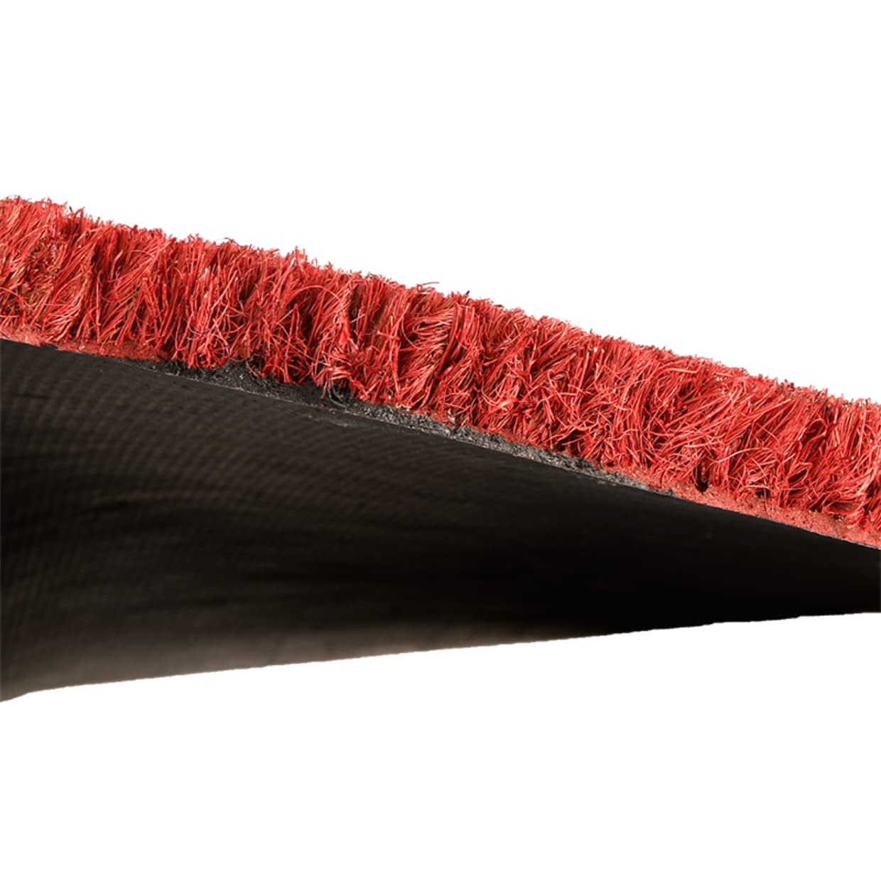 MadeInNature Tappetino d'ingresso in cocco | Zerbino in fibra di cocco naturale - effetto detergente | Dimensione e colore a scelta (rosso, larghezza 80 cm x lunghezza 100 cm x altezza 17 mm)