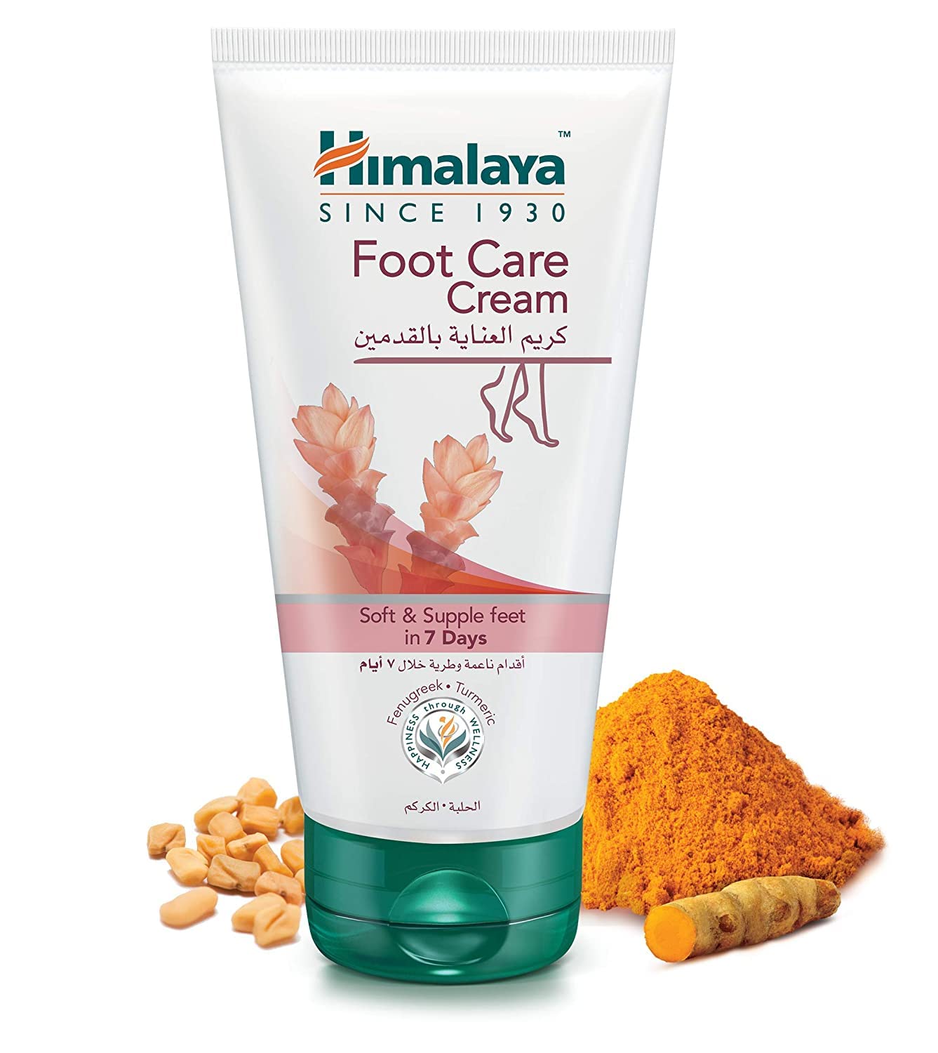 Himalaya Herbals Foot Care Cream, Dry & Cracked Heels, with Antiseptic & Moisturizing Benefits- 125G