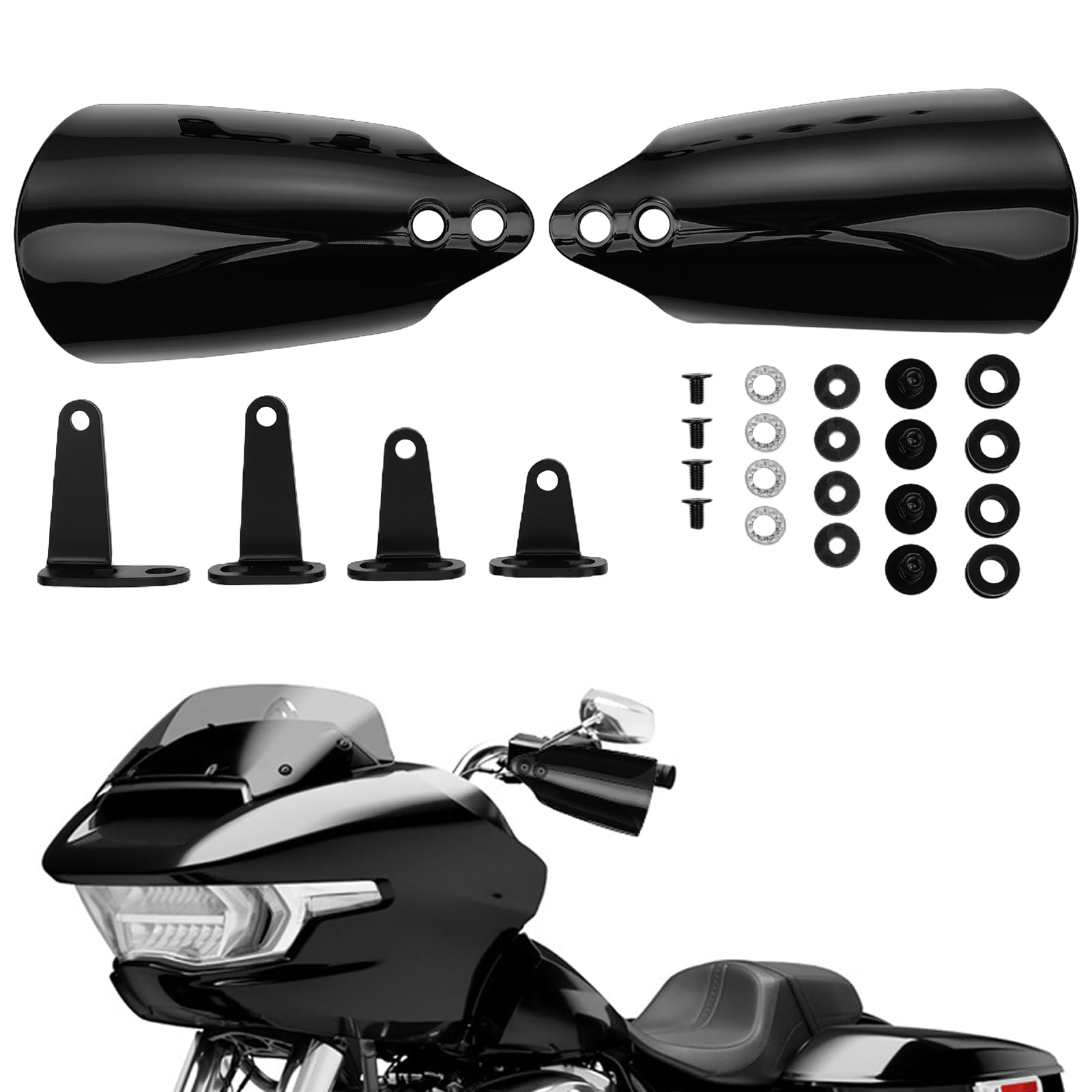 Photo 1 of Runfarr Motorcycle Handguards for Harley-Davidson