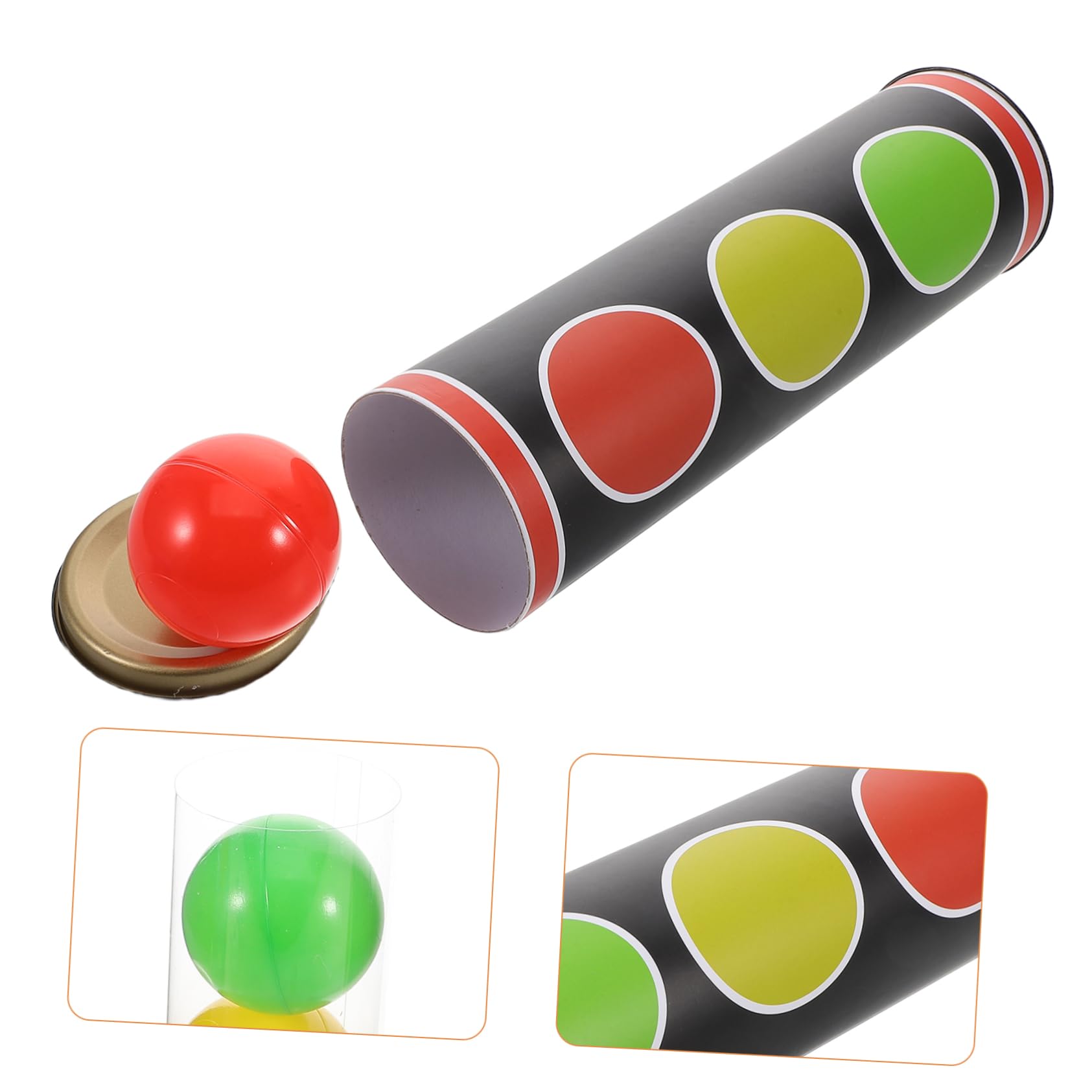 VICASKY 1set Interattivo Con Pallina Colorata e Tubo Gioco Magica Con Cambio Colore Prop Per Spettacoli Di Da Palco e Close-up