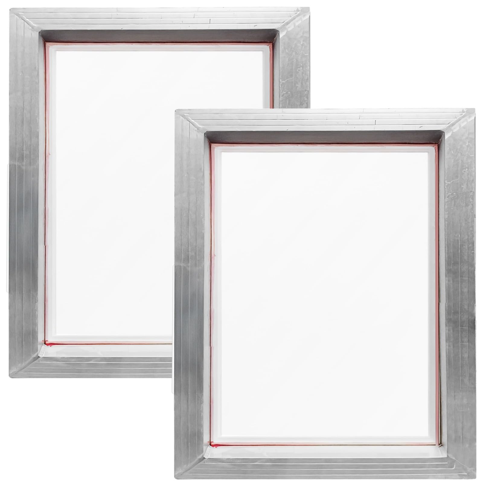 2 szt. aluminiowych ramek do drukowania, 50 x 40 cm ramki do sitodruku z 160 siatkami, lekkie ekrany do drukowania tkanin, drewna i ceramiki, odpowiednie do projektów DIY i zastosowań komercyjnych