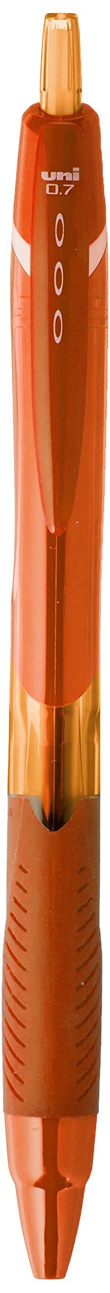 Uni Jetstream Color Knock Ballpoint Pen, 0.7mm, Orange (SXN150C07.4)