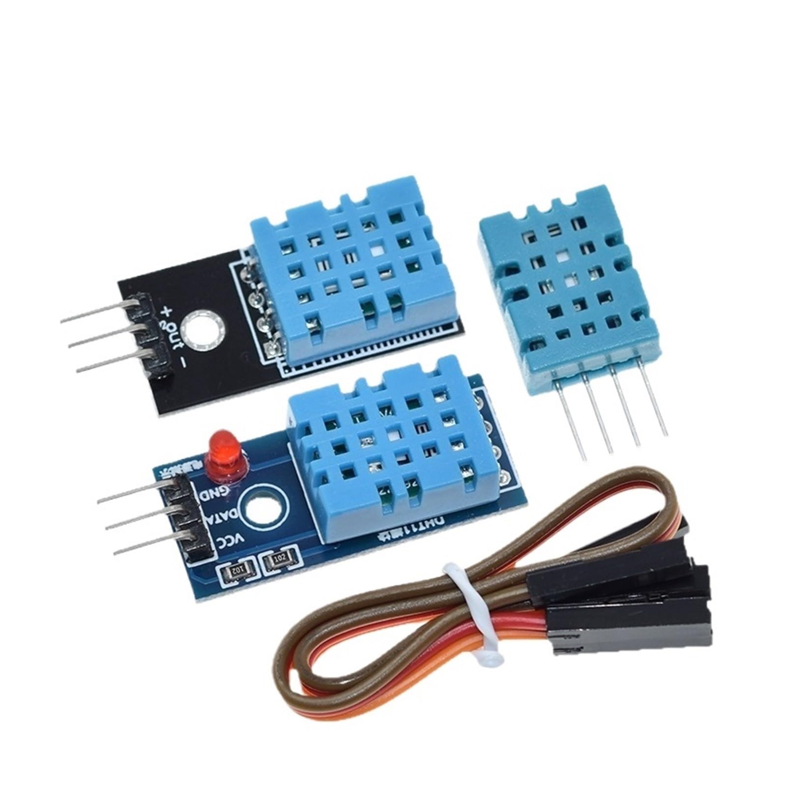 TAZYYZUU 3PCS DHT11 Digital Temperature Humidity Sensor Module