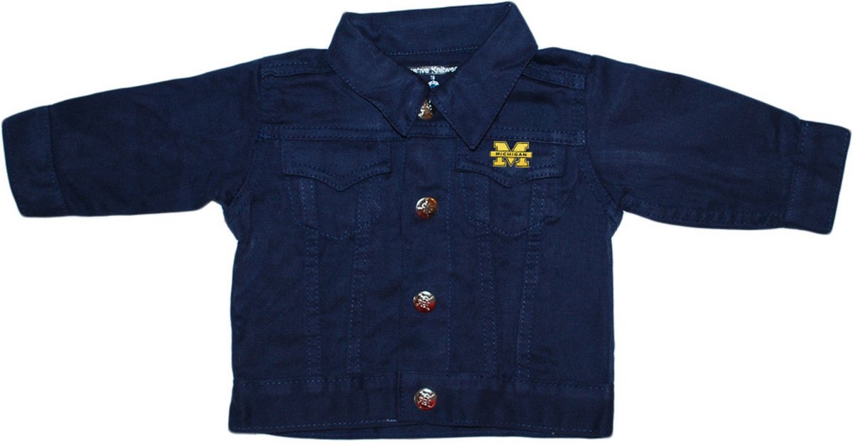 Creative Knitwear University of Michigan Denim Jacket