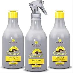 Kit Cauterização Capilar Girassol - Natureza Cosméticos