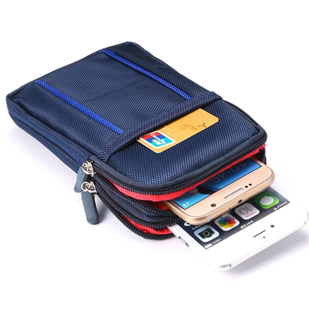1 stuk telefoonhouder voor riem en tas, verticale clip, zwart