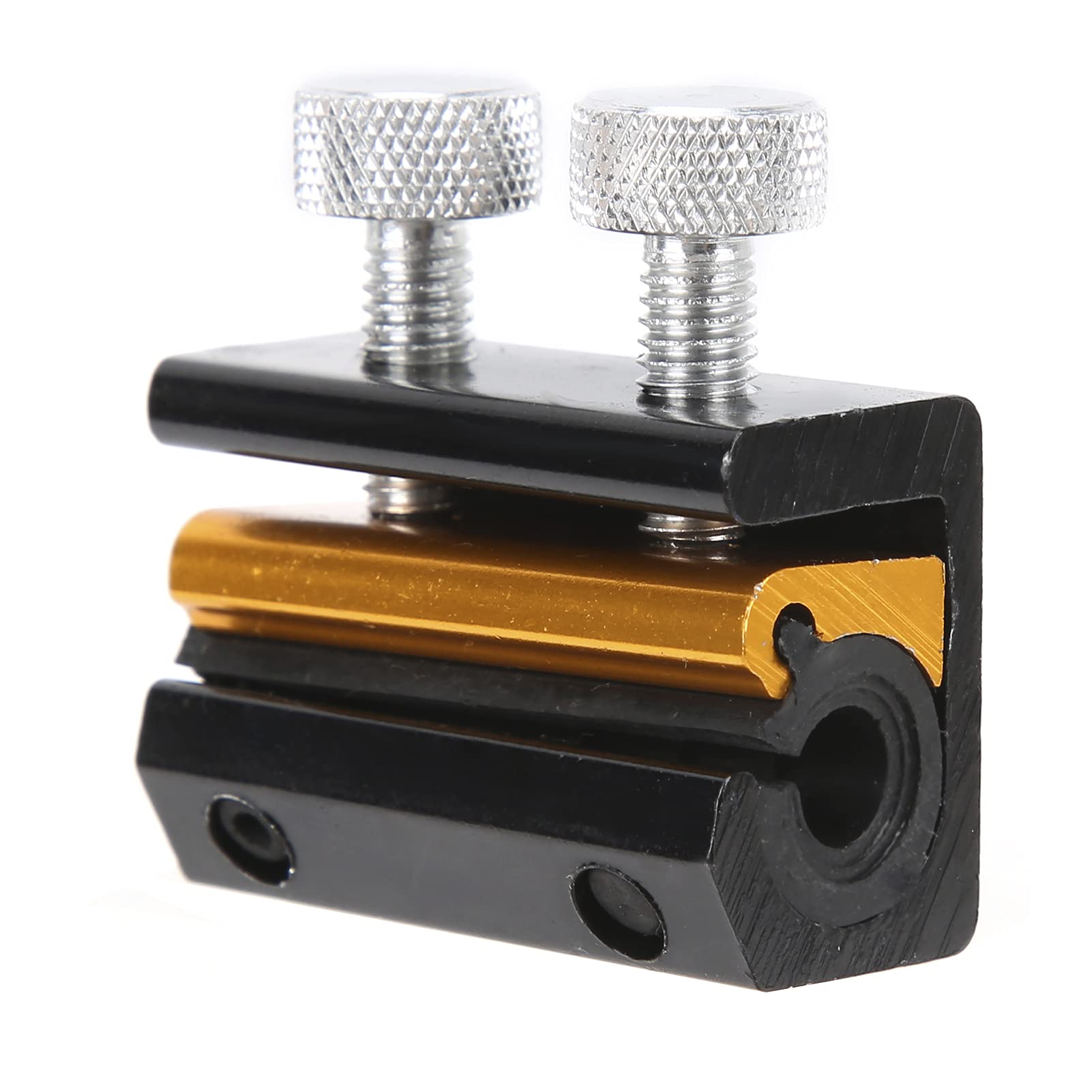 Other accessories Motorcycle Dual Cable Oiler Luber Lubricator Tool Aluminium Rubber Modification for ATVRed (Black Gold)