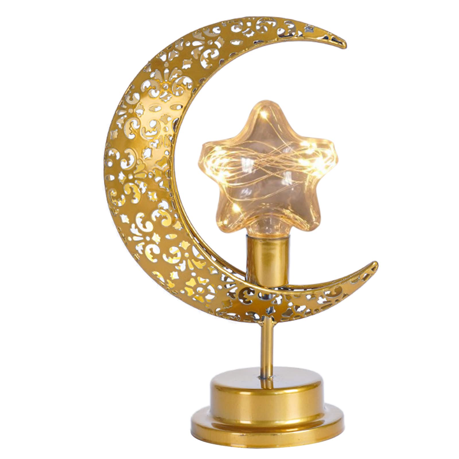 Kalttoy B Wrought Iron Eid Led Light Star Decorative Glowing Light Supplies For Wedding Irthday Festival Eid Lights