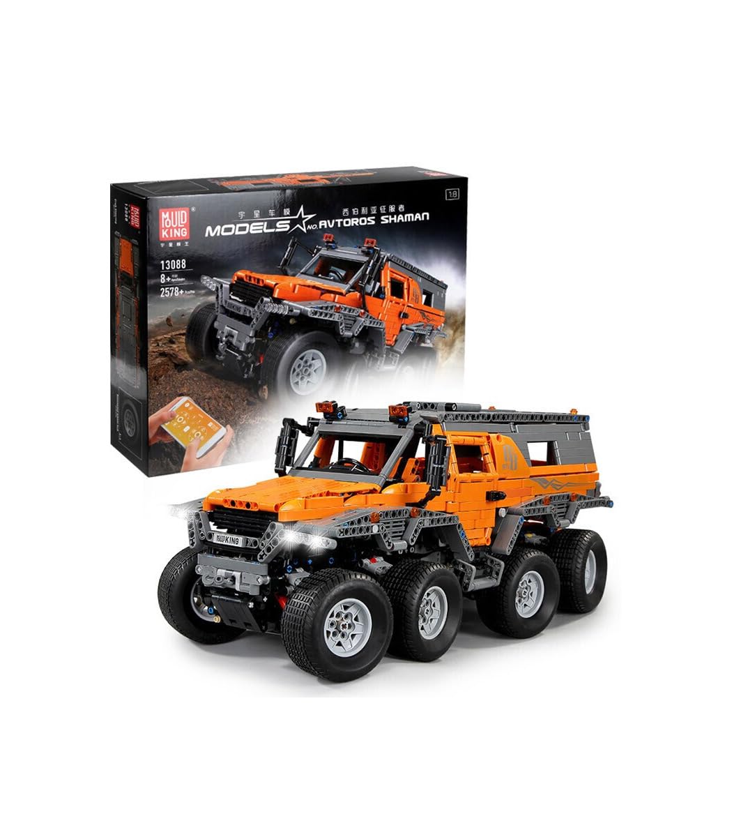 Mould King Shaman All-terrain 2578/pcs Remote Control RC Car Model 13088