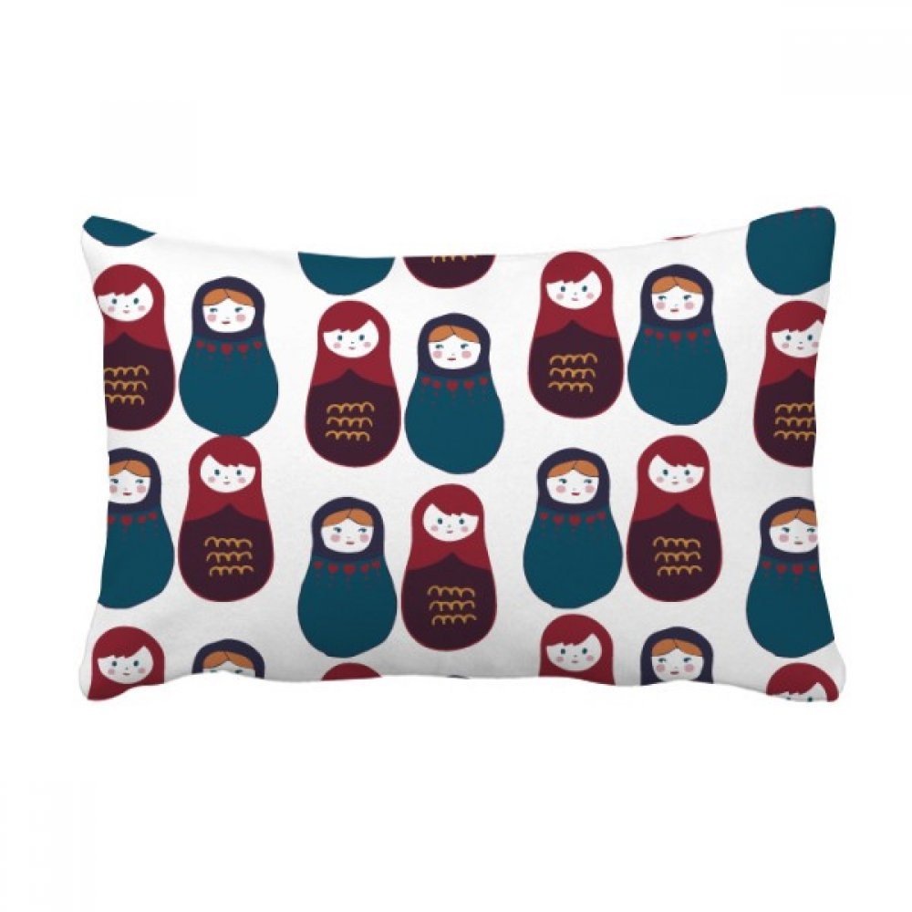 Poupée matriochka russe coussin décoratif multicolore idée cadeau originale